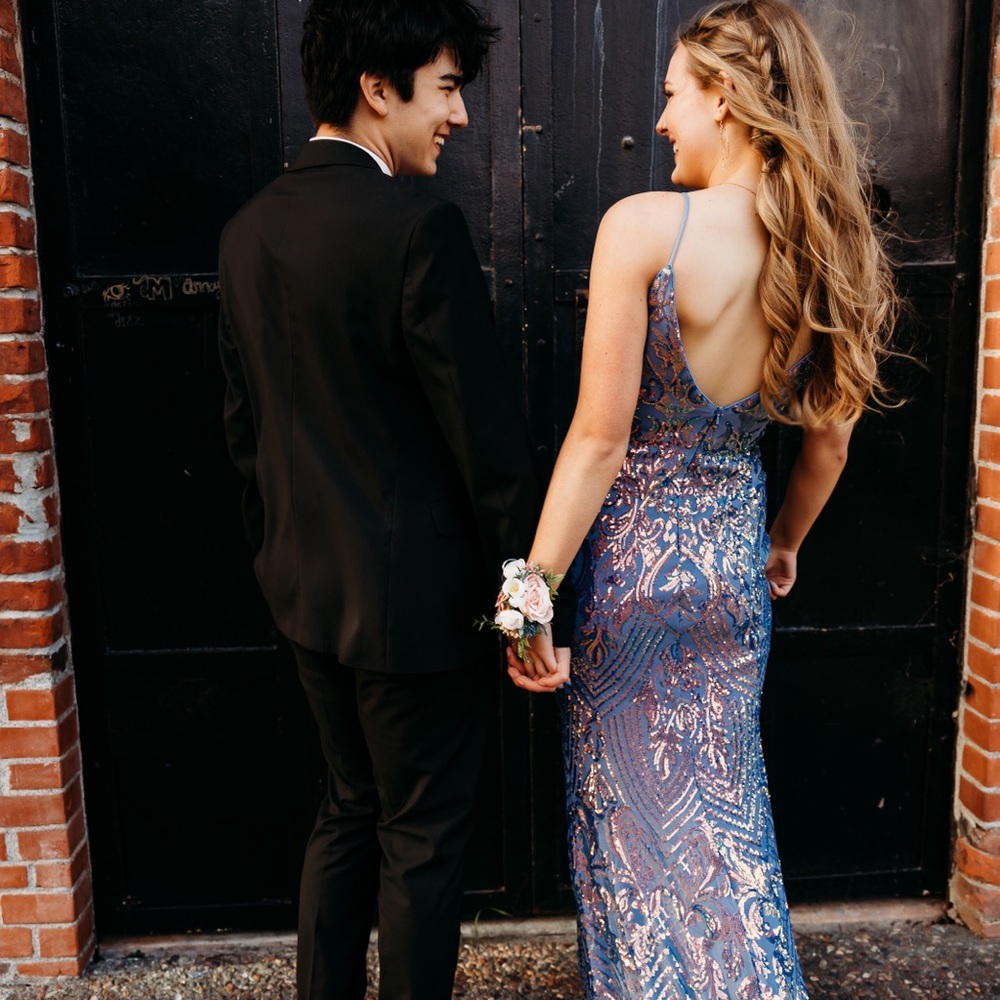 Multi Color Prom Dress